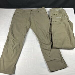 3 Kuhl Revolver Men's Khaki Rugged Workwear Pants 40